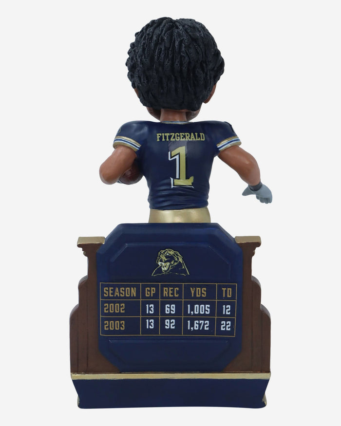 Larry Fitzgerald Pittsburgh Panthers College Football Hall of Fame Bobblehead FOCO - FOCO.com