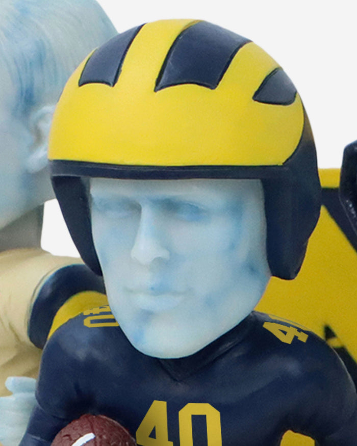 Michigan Wolverines Football Uniform Timeline Mini Bobblehead Scene FOCO - FOCO.com