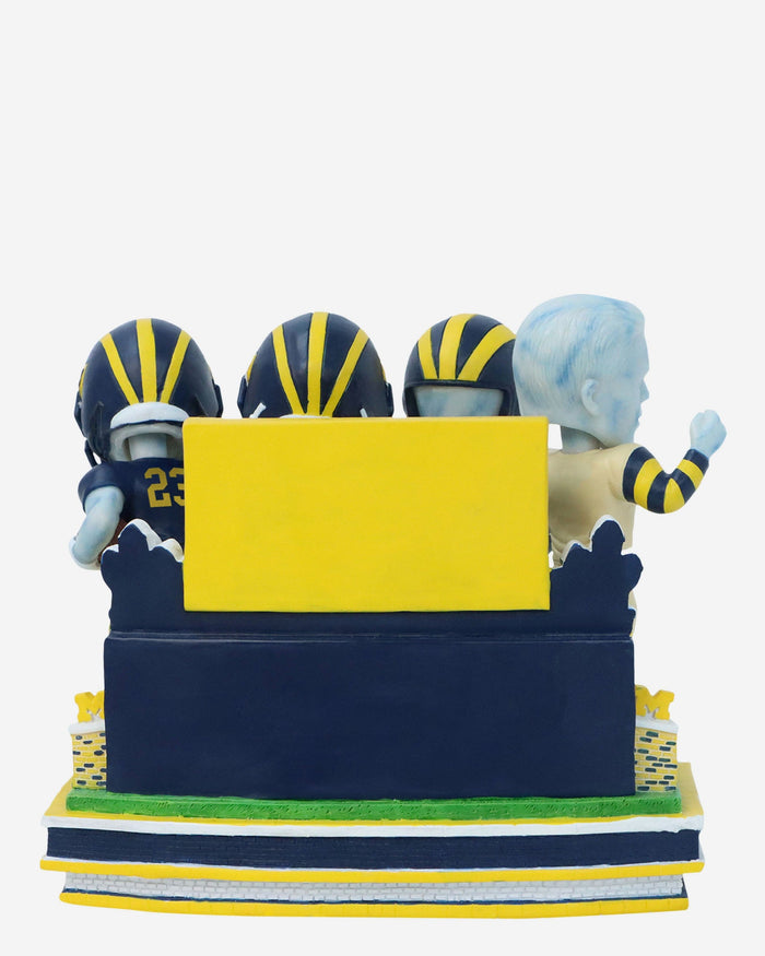 Michigan Wolverines Football Uniform Timeline Mini Bobblehead Scene FOCO - FOCO.com