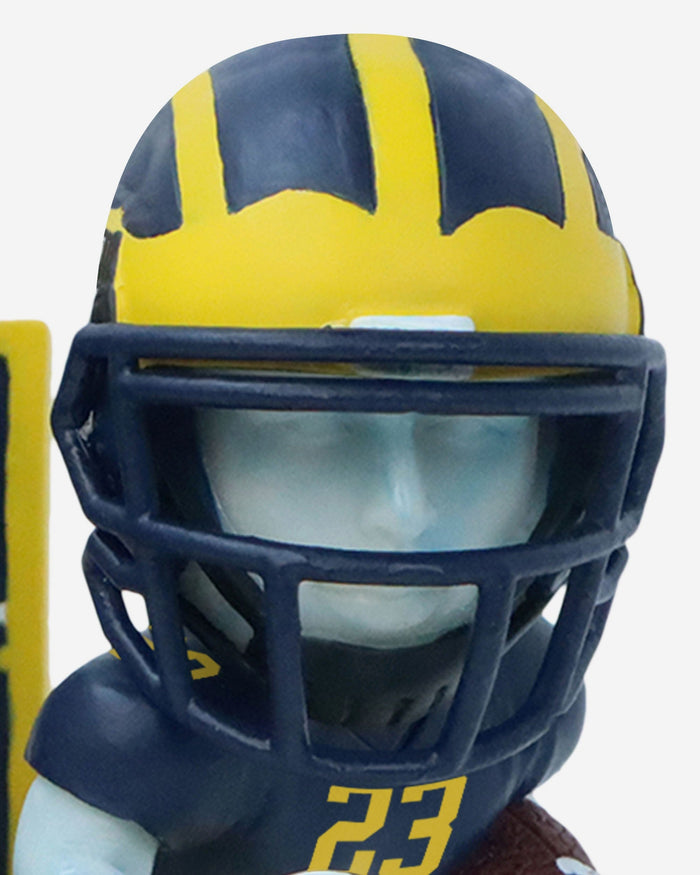 Michigan Wolverines Football Uniform Timeline Mini Bobblehead Scene FOCO - FOCO.com