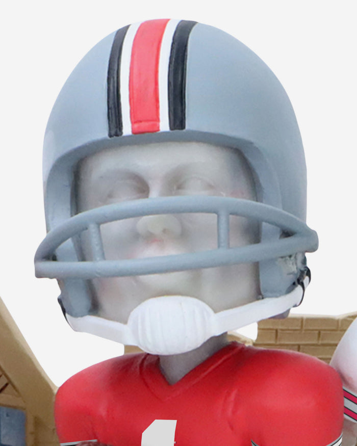 Ohio State Buckeyes Football Uniform History Mini Bobblehead Scene FOCO - FOCO.com