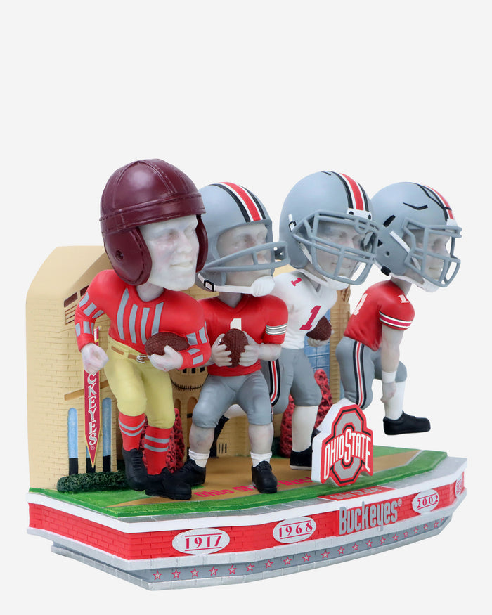 Ohio State Buckeyes Football Uniform History Mini Bobblehead Scene FOCO - FOCO.com