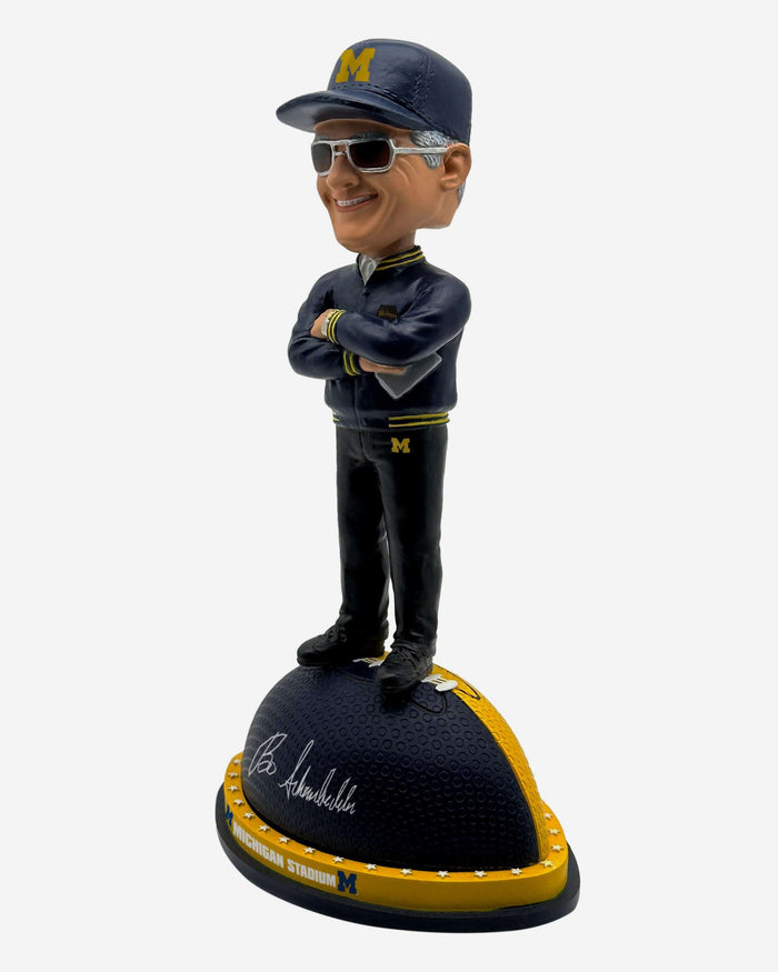 Bo Schembechler Michigan Wolverines Magnetic Stadium Base Bobblehead FOCO