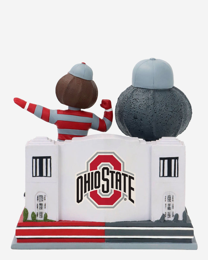 Brutus Buckeye Ohio State Buckeyes Then and Now Mascot Bobblehead FOCO - FOCO.com