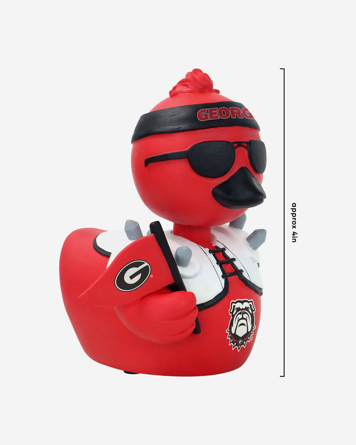 Georgia Bulldogs Superfan Bobble Duck Mini Bobblehead FOCO - FOCO.com