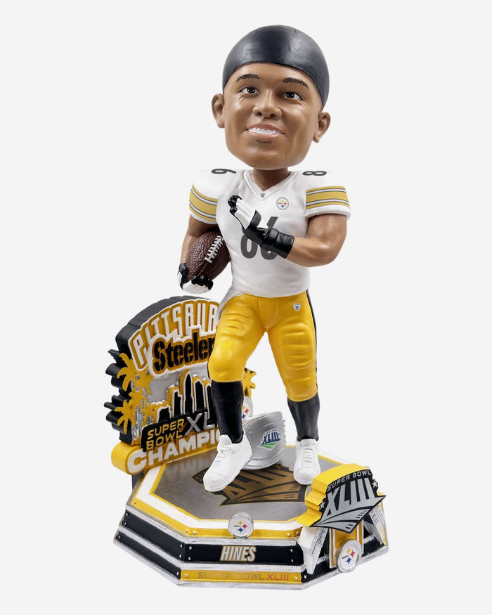 Hines Ward Pittsburgh Steelers Super Bowl XLIII Champions 15th Anniversary Bobblehead FOCO - FOCO.com