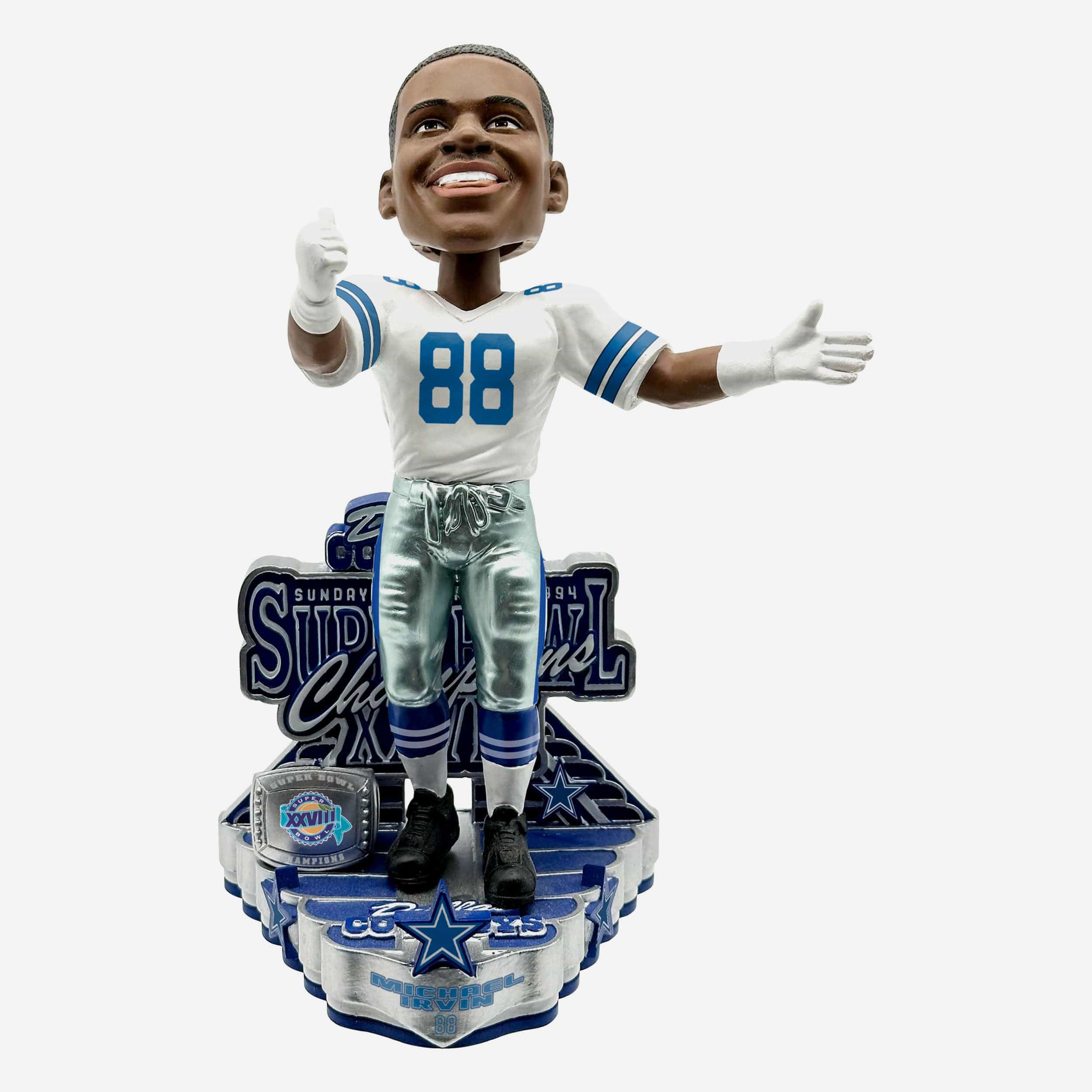 Michael Irvin Dallas Cowboys Super Bowl XXVIII Champions 30th Anniversary  Bobblehead