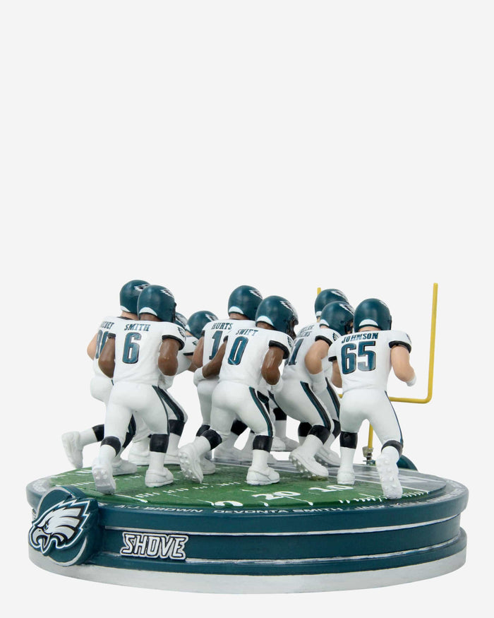 Philadelphia Eagles Brotherly Shove Mini Bobblehead Scene FOCO - FOCO.com