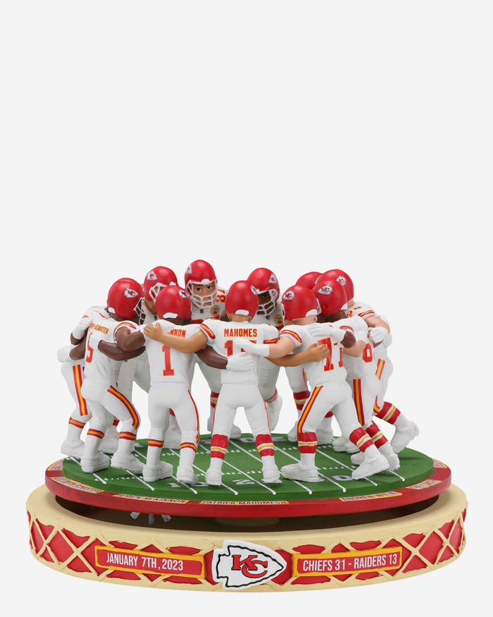 Kansas City Chiefs Ring Around The Rosie Spinner Mini Bobblehead Scene FOCO - FOCO.com