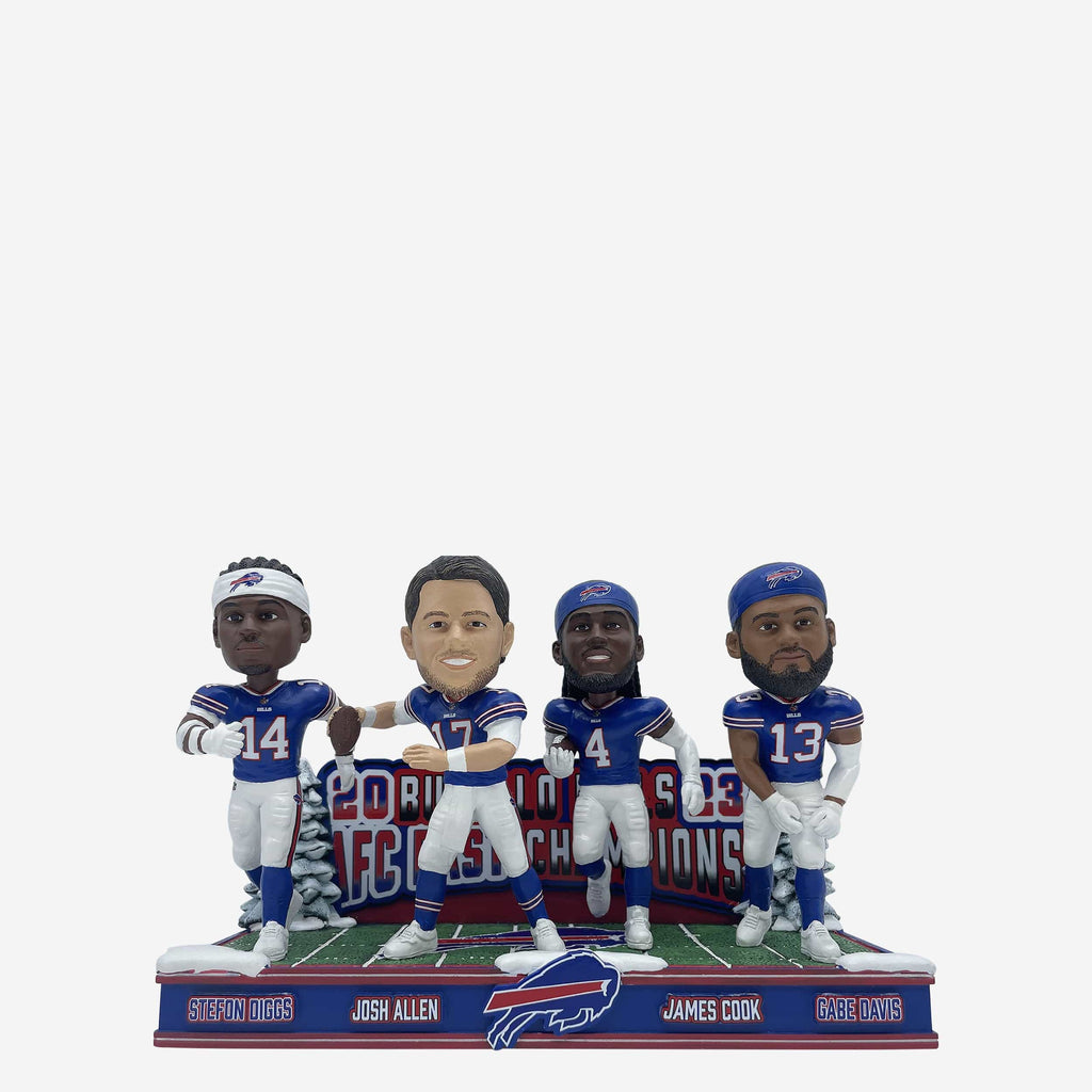 Buffalo Bills 2023 AFC East Division Champions Mini Bobblehead Scene FOCO - FOCO.com