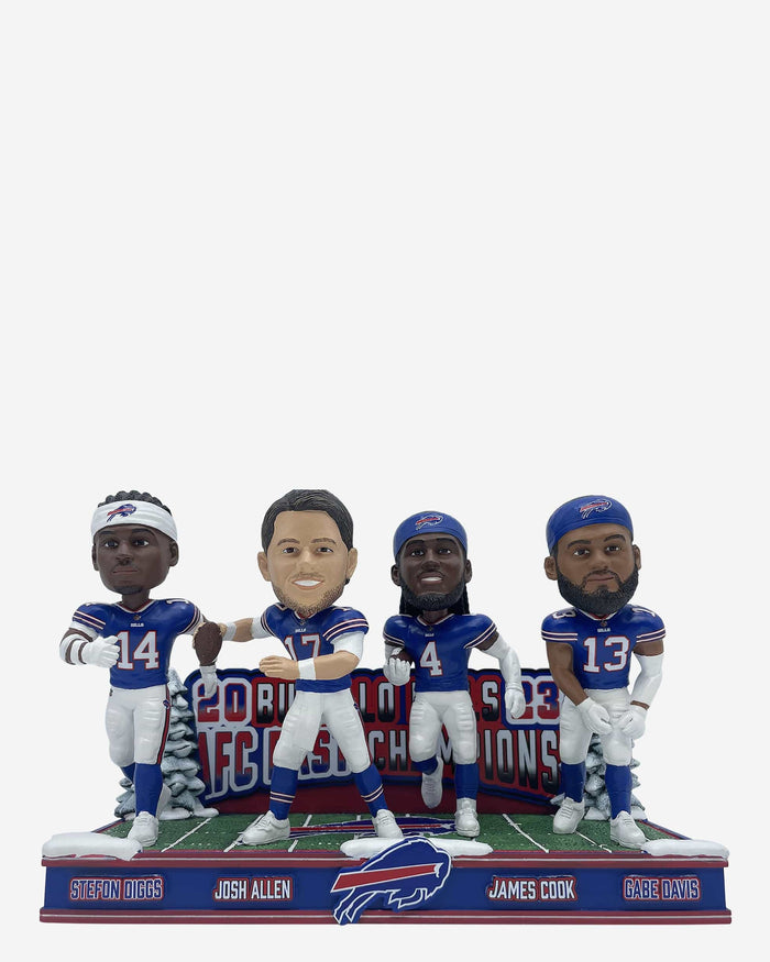 Buffalo Bills 2023 AFC East Division Champions Mini Bobblehead Scene FOCO - FOCO.com