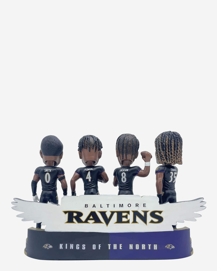 Baltimore Ravens 2023 AFC North Division Champions Mini Bobblehead Scene FOCO - FOCO.com