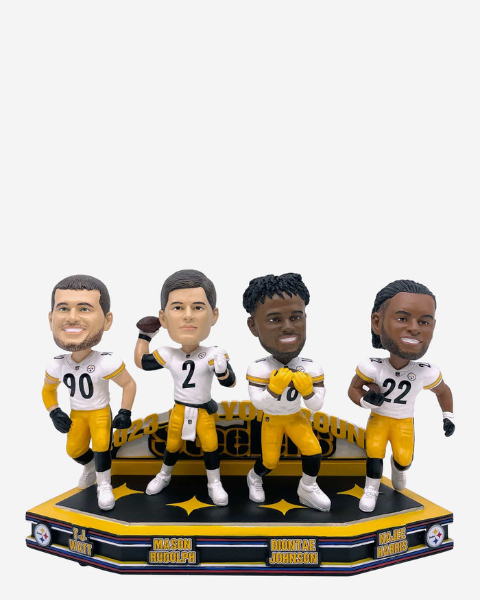 Pittsburgh Steelers 2023 Playoff-Bound Mini Bobblehead Scene FOCO - FOCO.com