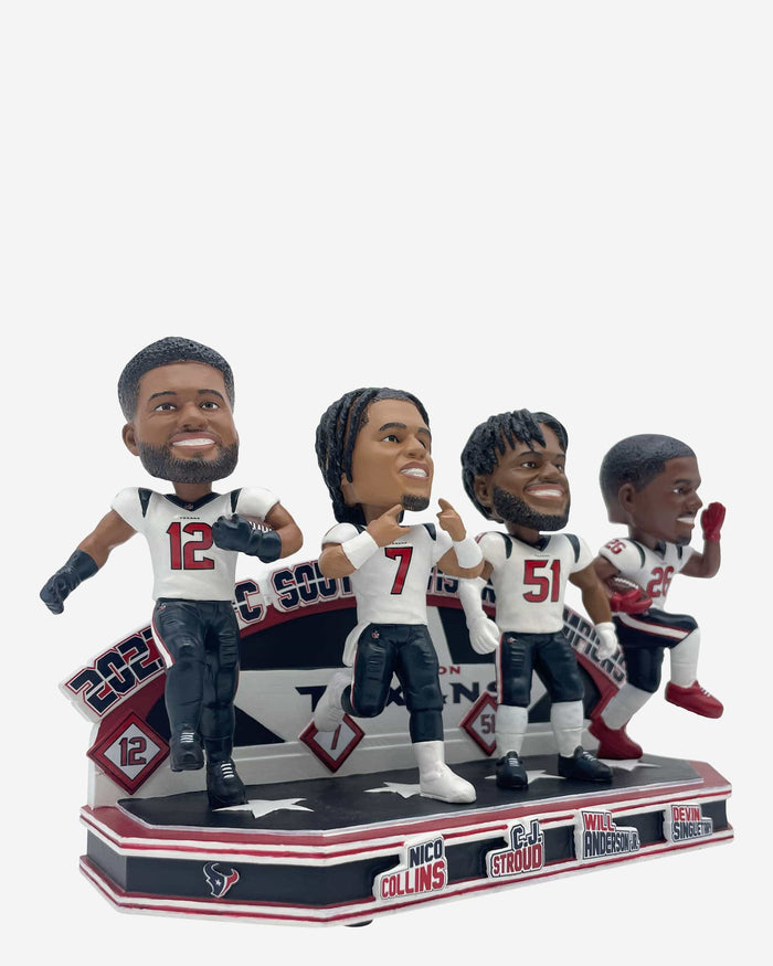 Houston Texans 2023 AFC South Division Champions Mini Bobblehead Scene FOCO - FOCO.com