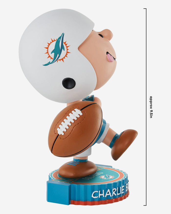 Miami Dolphins Charlie Brown Peanuts Bighead Bobblehead FOCO - FOCO.com