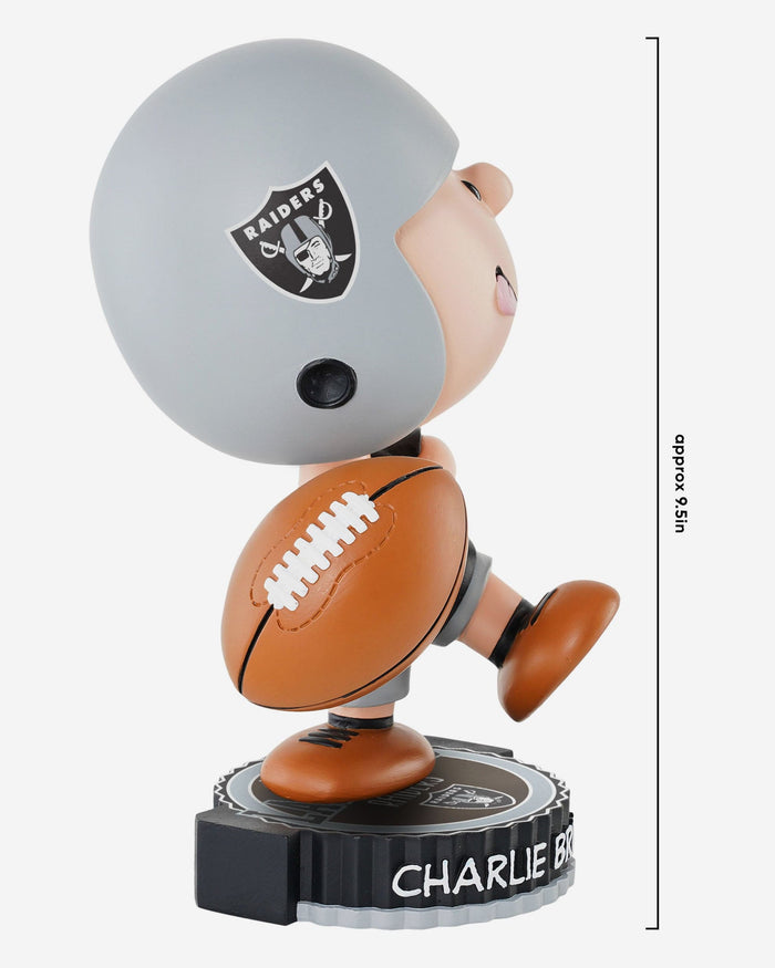 Las Vegas Raiders Charlie Brown Peanuts Bighead Bobblehead FOCO - FOCO.com