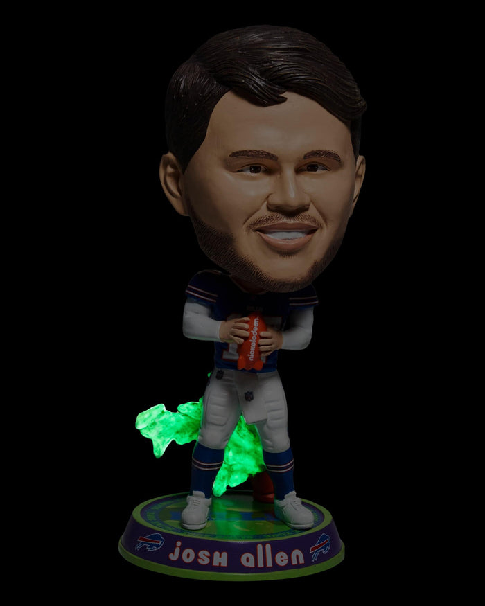 Josh Allen Buffalo Bills Nickelodeon Glow In The Dark Bighead Bobblehe FOCO