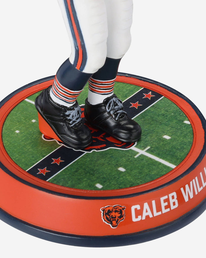 Caleb Williams Chicago Bears Orange Jersey Field Stripe Bighead Bobblehead FOCO - FOCO.com