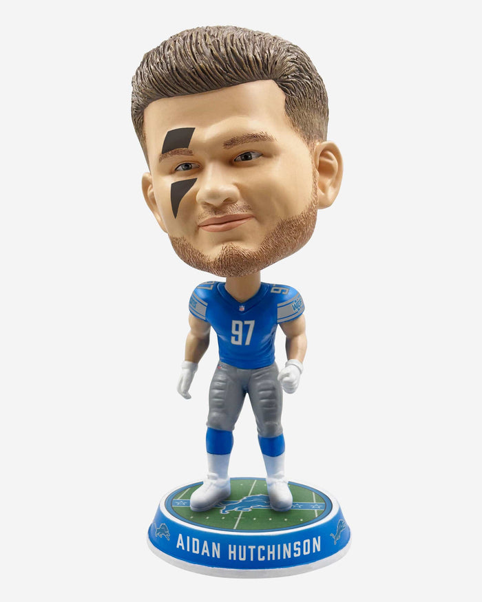 Aidan Hutchinson Detroit Lions Field Stripe Bighead Bobblehead FOCO