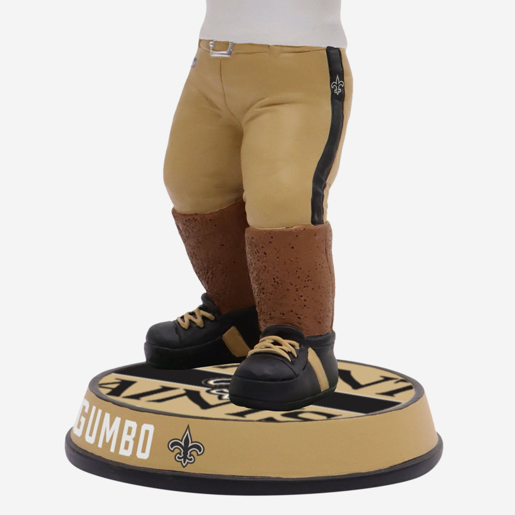 Gumbo New Orleans Saints Field Stripe Mascot Bighead Bobblehead FOCO