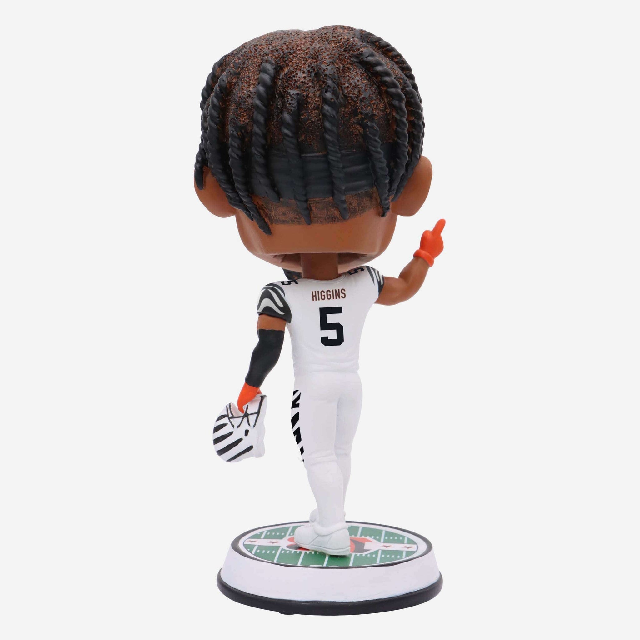 FOCO Bengals bobbleheads feature White Bengal Tiger uniforms, helmets