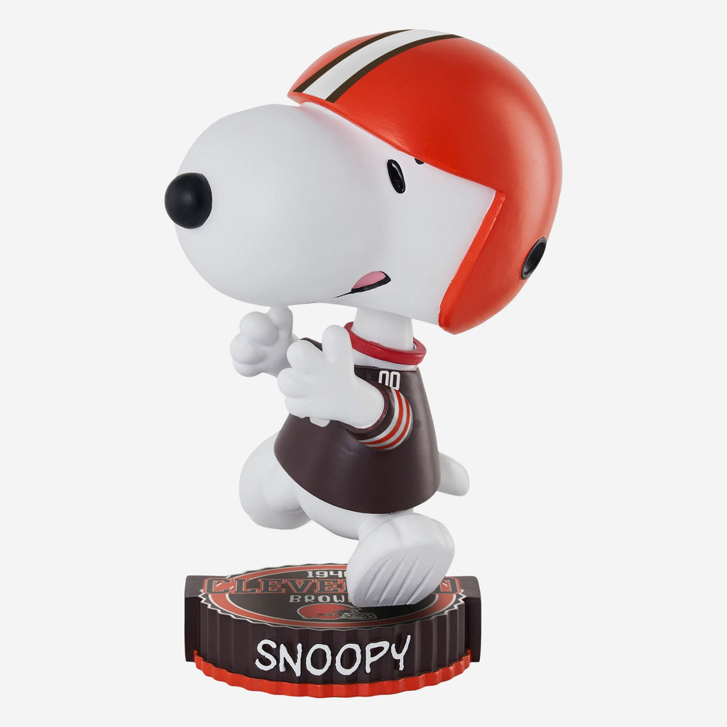 Cleveland Browns Snoopy Peanuts Bighead Bobblehead FOCO