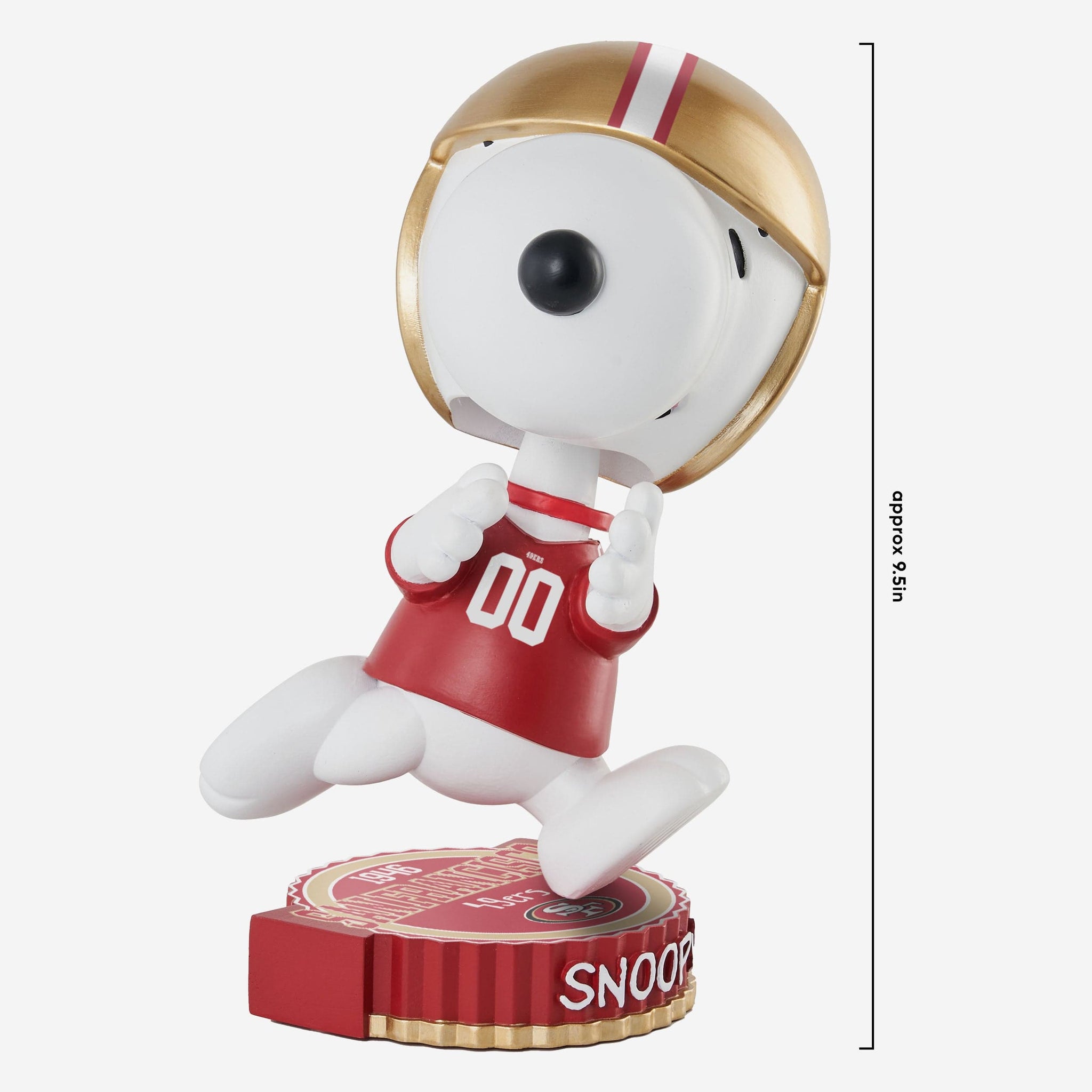 San Francisco 49ers Snoopy Peanuts Bighead Bobblehead FOCO