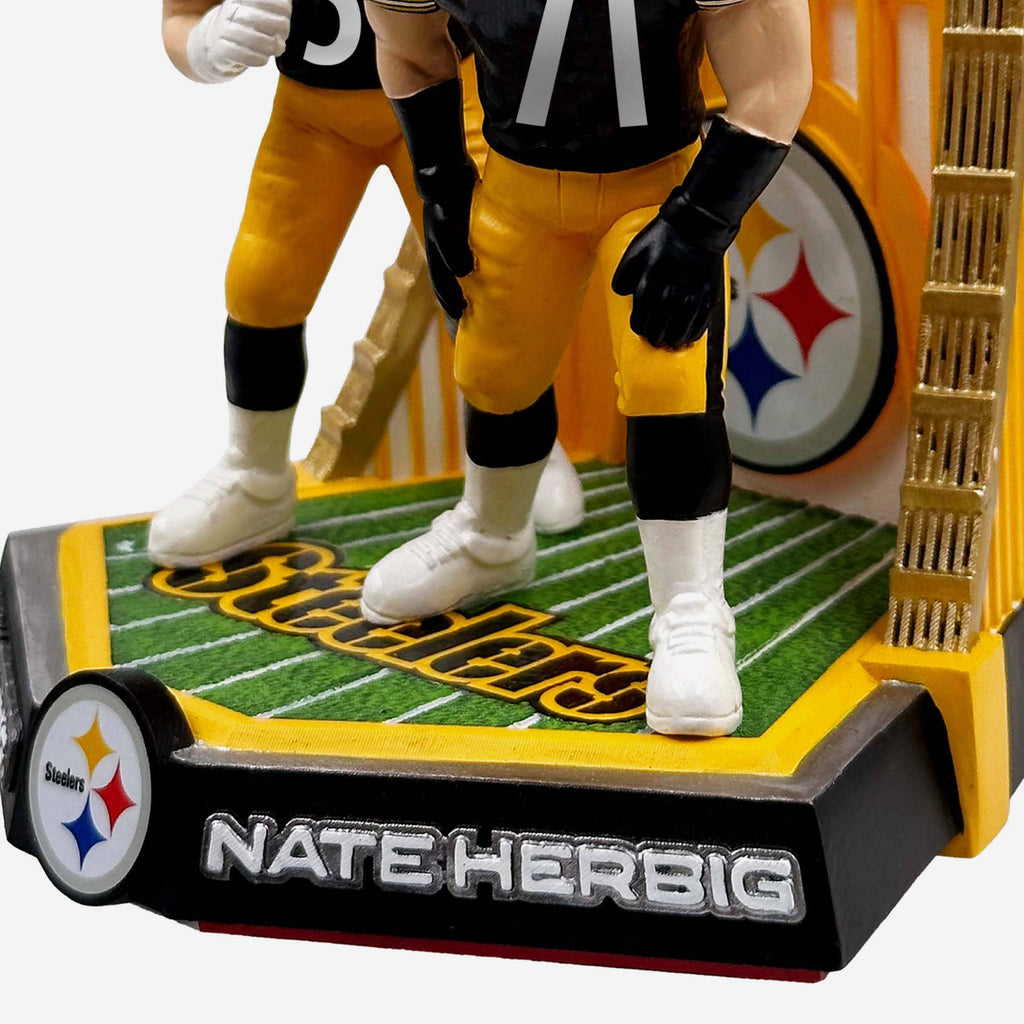 Nate Herbig & Nick Herbig Pittsburgh Steelers Family Connections Dual FOCO