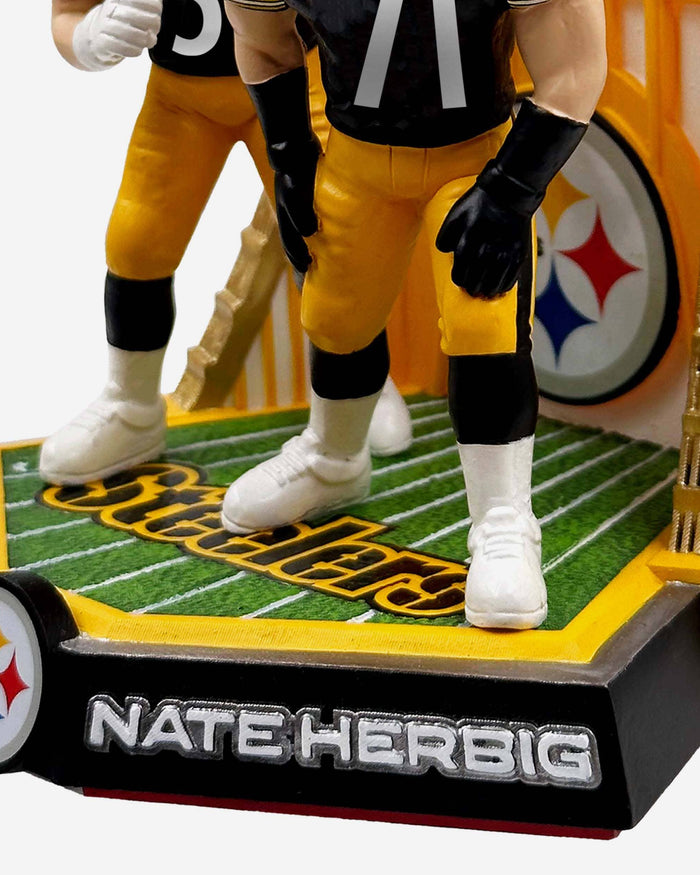 Nate Herbig & Nick Herbig Pittsburgh Steelers Family Connections Dual Bobblehead FOCO - FOCO.com