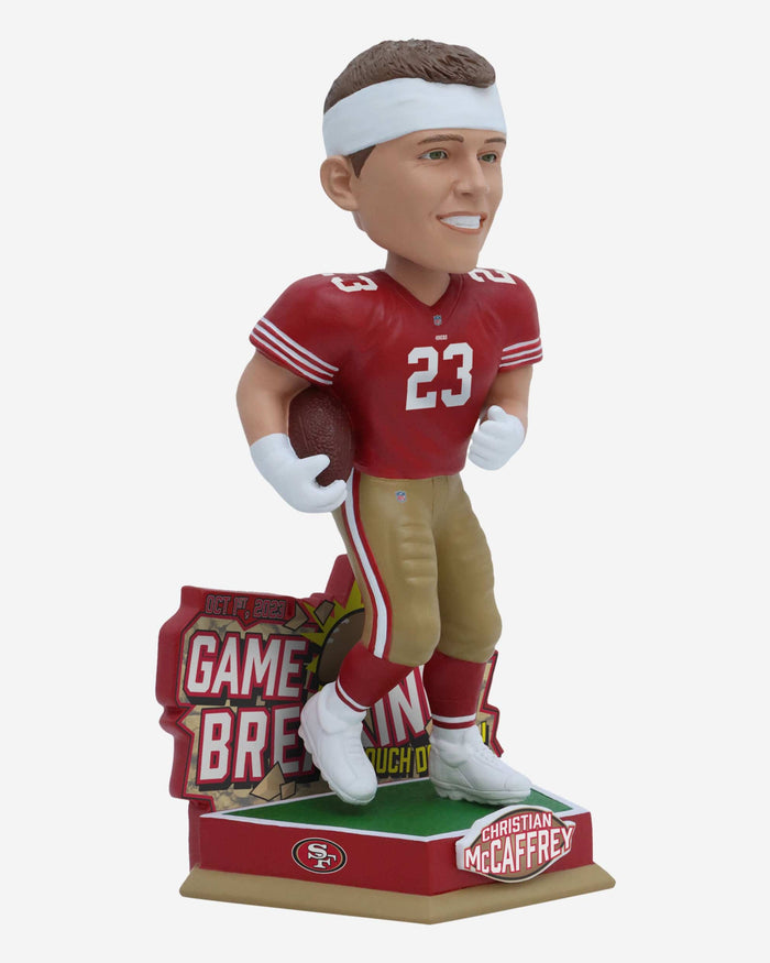 Christian McCaffrey San Francisco 49ers Gamebreaker Bobblehead FOCO