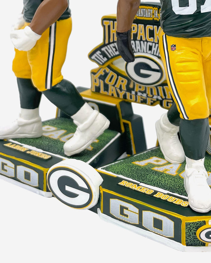 Aaron Jones & Romeo Doubs Green Bay Packers Gamebreaker Dual Bobblehead FOCO - FOCO.com