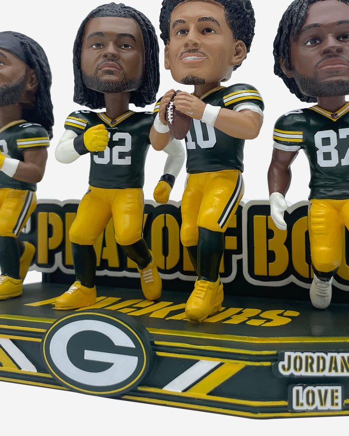 Green Bay Packers 2023 Playoff-Bound Mini Bobblehead Scene FOCO - FOCO.com