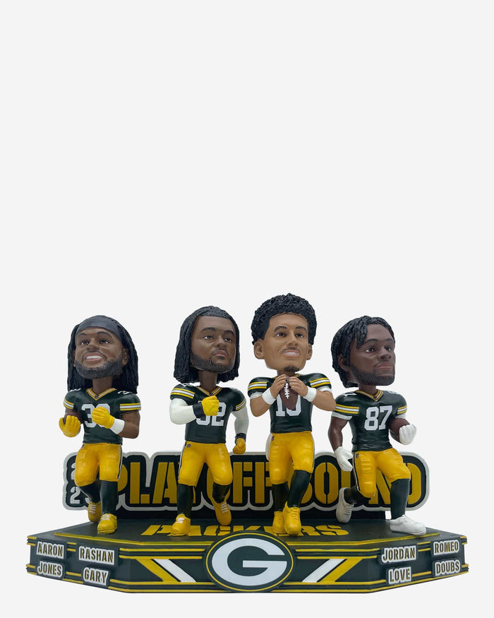 Green Bay Packers 2023 Playoff-Bound Mini Bobblehead Scene FOCO - FOCO.com