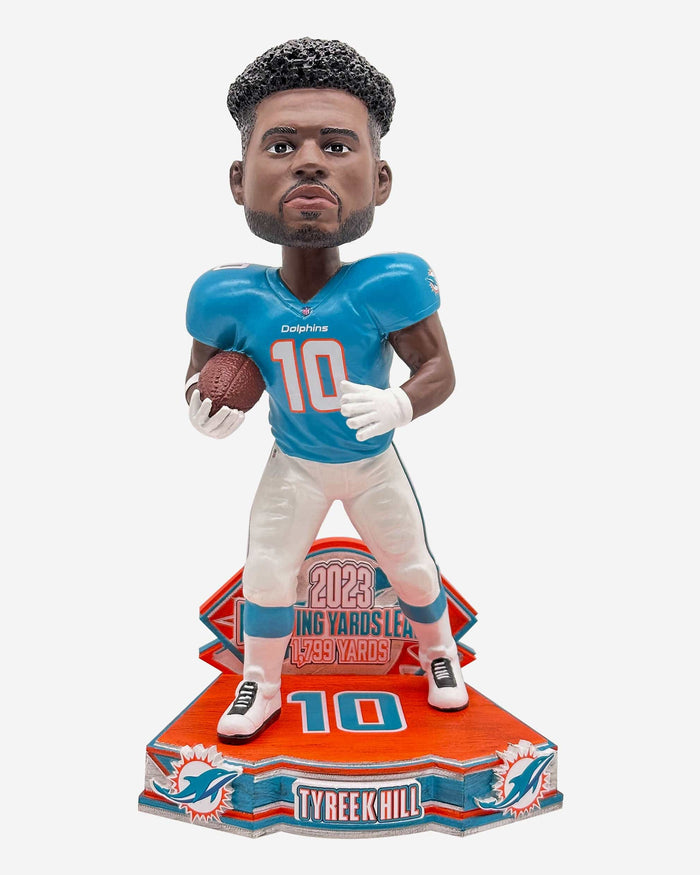 Tyreek Hill Miami Dolphins 2023 Receiving Yards Leader Bobblehead FOCO - FOCO.com