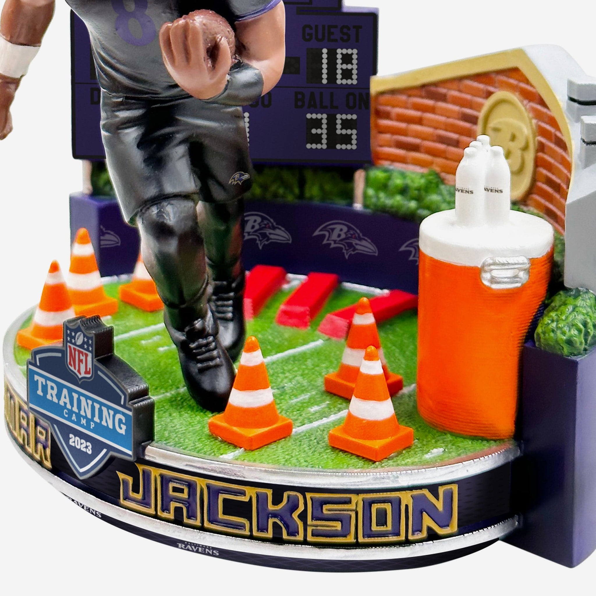 Lamar Jackson Baltimore Ravens Slime Zone Bobblehead FOCO