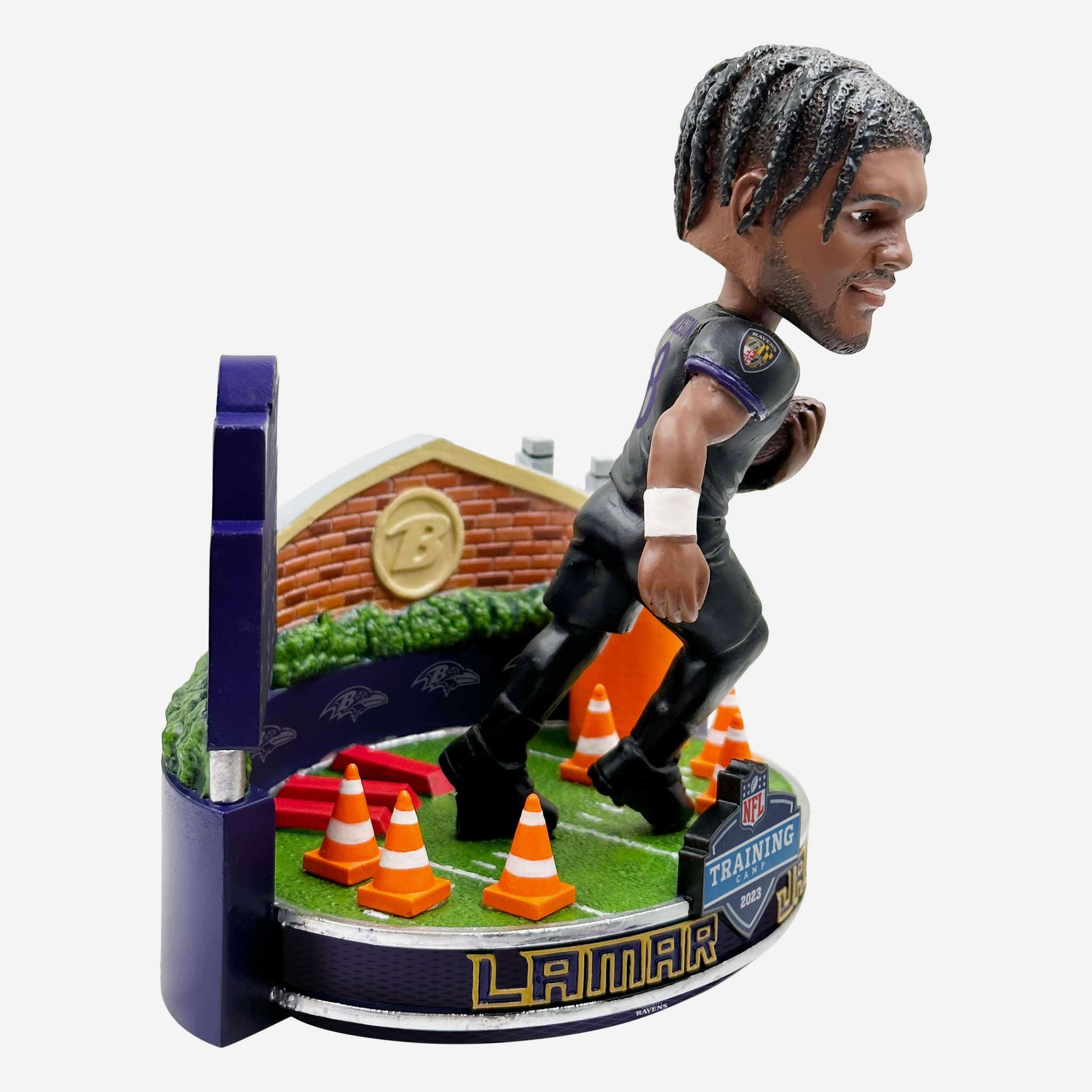 Baltimore Ravens Lamar Jackson Thematic Bobblehead