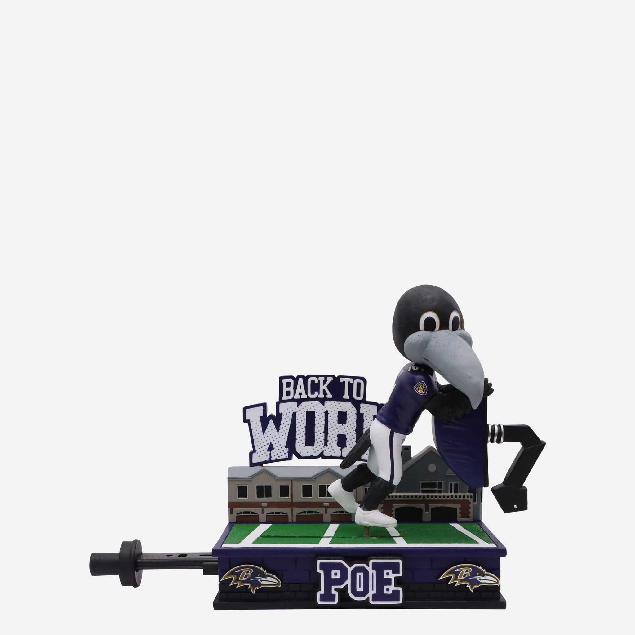 Poe, the Baltimore Ravens Mascot - Space Cadet Bling