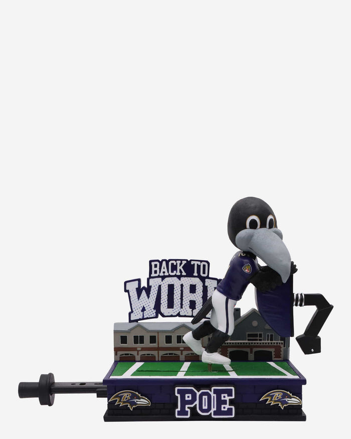 Poe Baltimore Ravens 2023 Training Camp Mascot Bobblehead FOCO