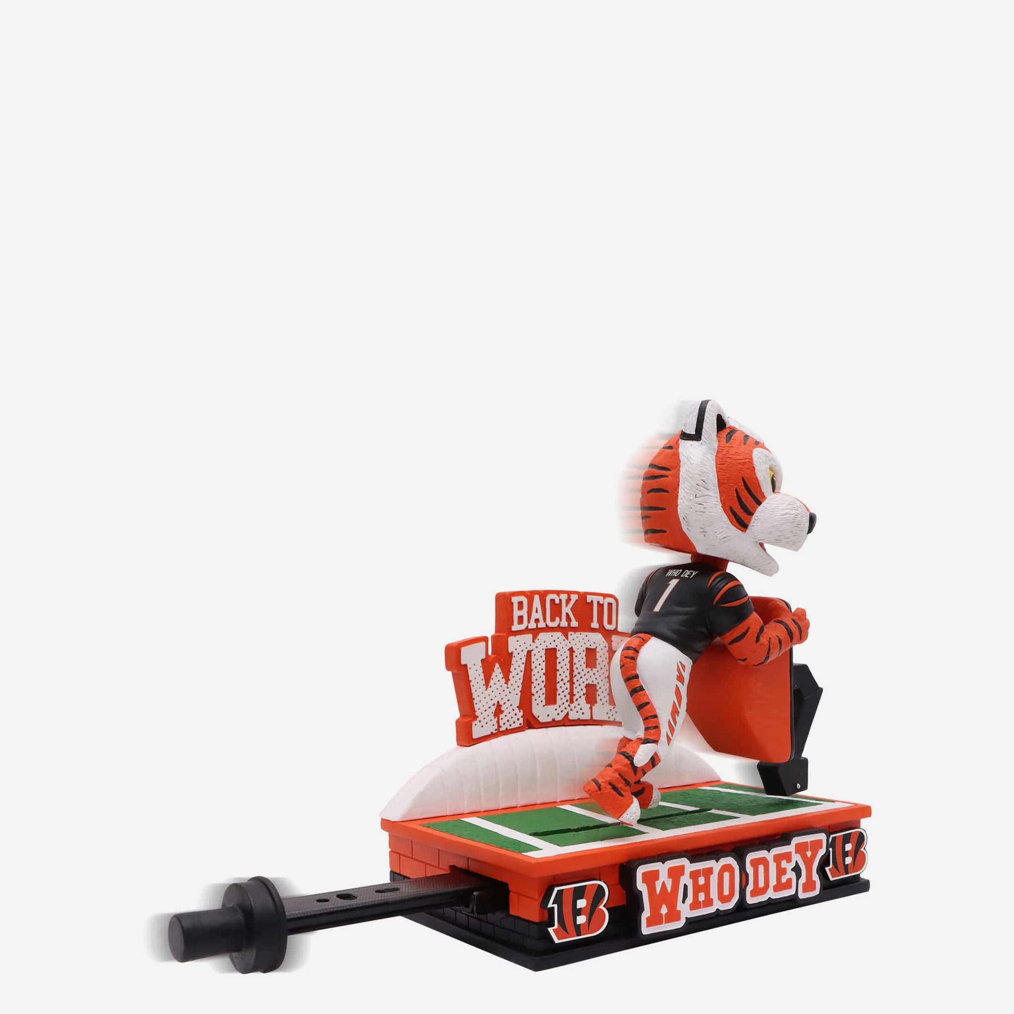 Who Dey Cincinnati Bengals 2023 Training Camp Mascot Bobblehead FOCO