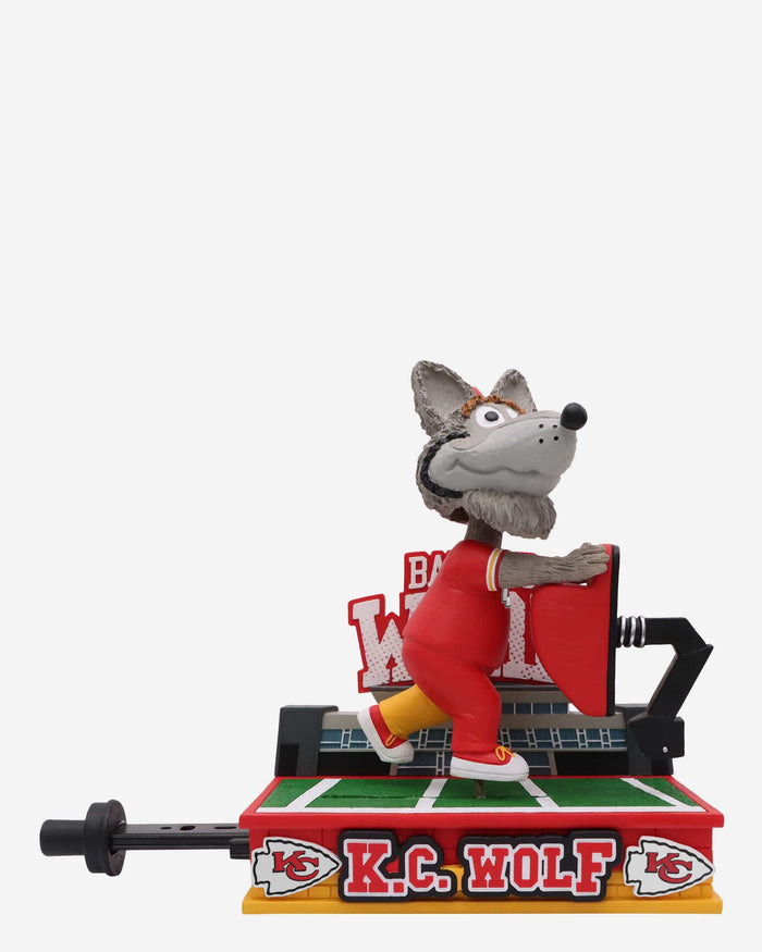 KC Wolf Kansas City Chiefs Holiday Mascot Bobblehead FOCO