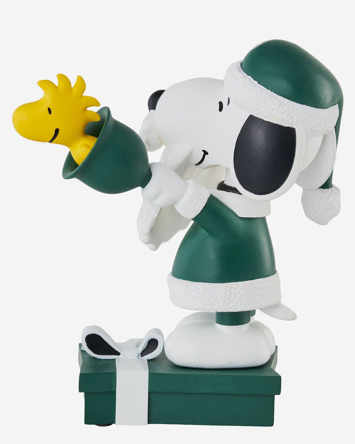 New York Jets Snoopy & Woodstock Peanuts Christmas Special Bobblehead FOCO - FOCO.com