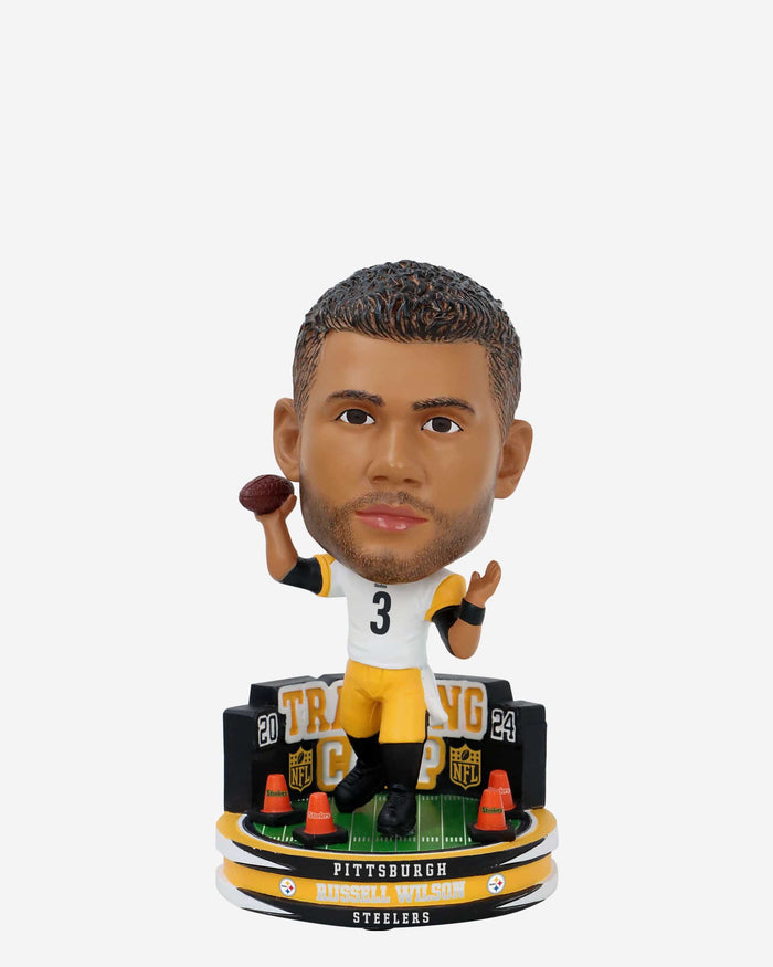 Russell Wilson Pittsburgh Steelers 2024 Training Camp Mini Bighead Bobblehead FOCO - FOCO.com