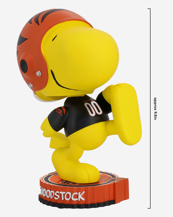 Cincinnati Bengals Woodstock Peanuts Bighead Bobblehead FOCO - FOCO.com