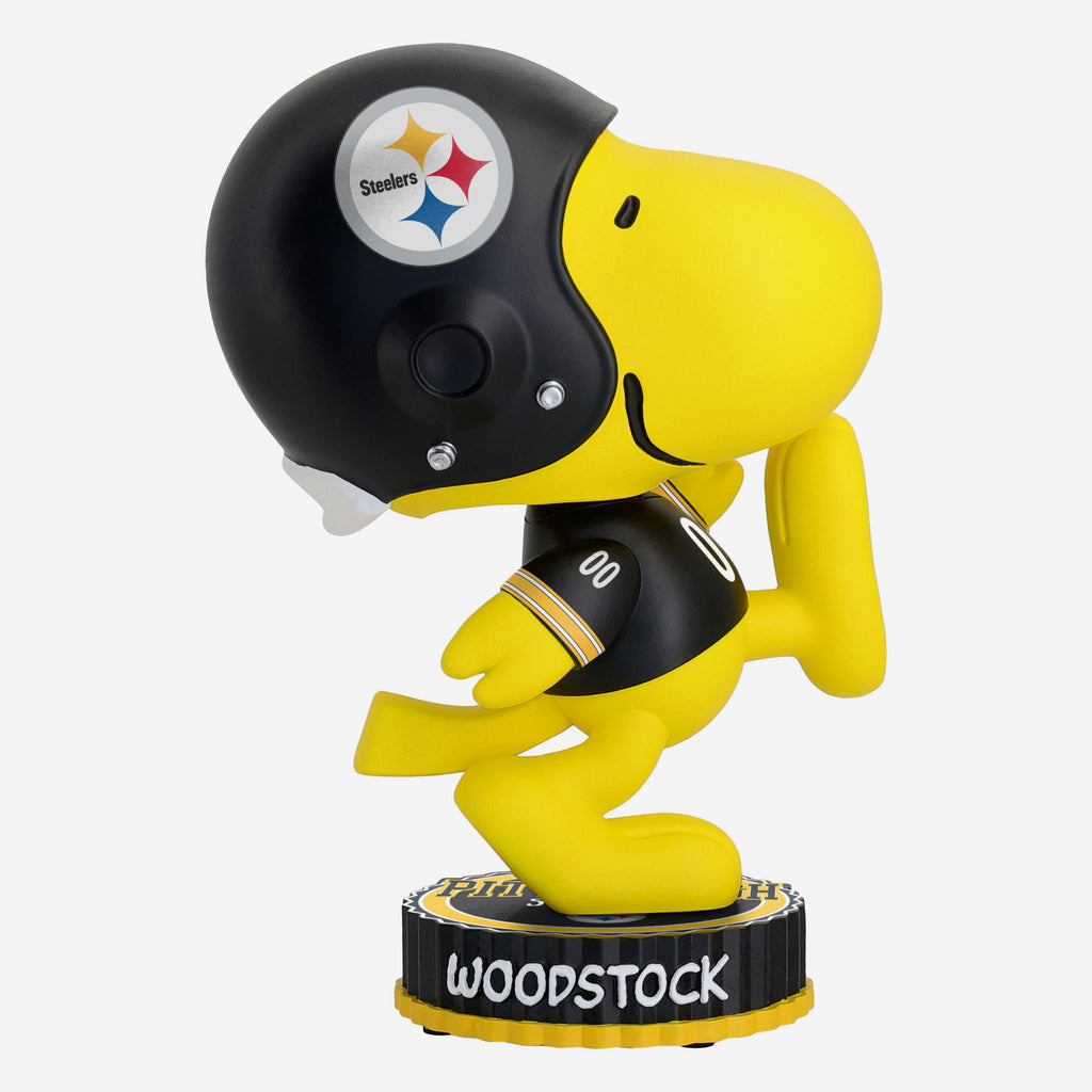 Pittsburgh Steelers Woodstock Peanuts Bighead Bobblehead FOCO - FOCO.com