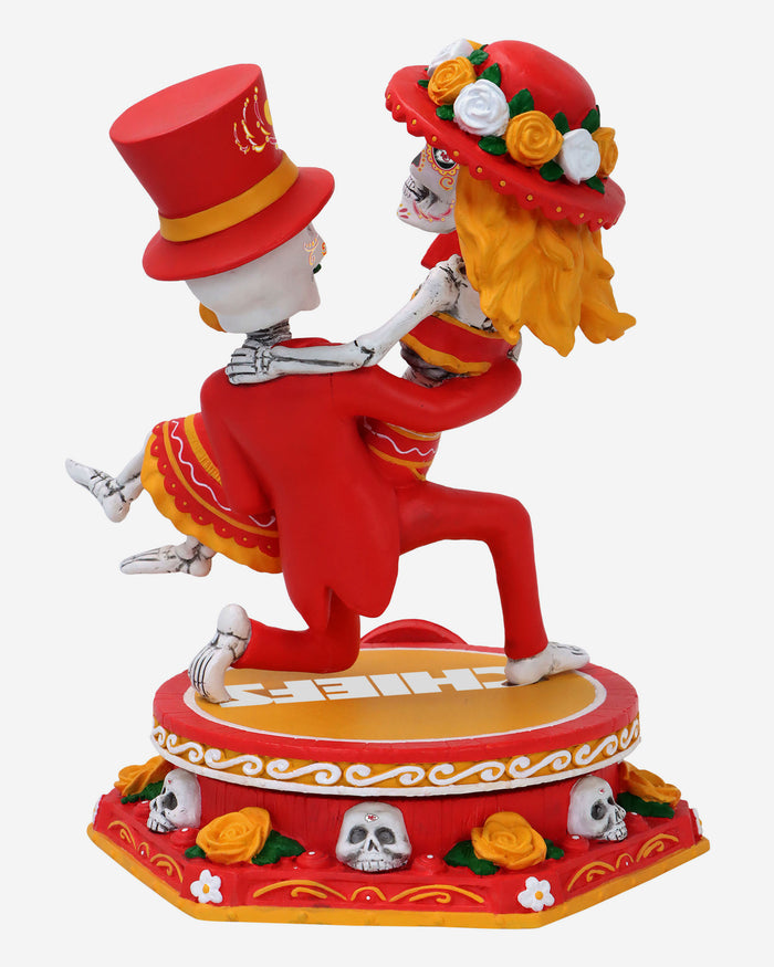 Kansas City Chiefs Calavera Couple Dual Spinner Bobblehead FOCO - FOCO.com