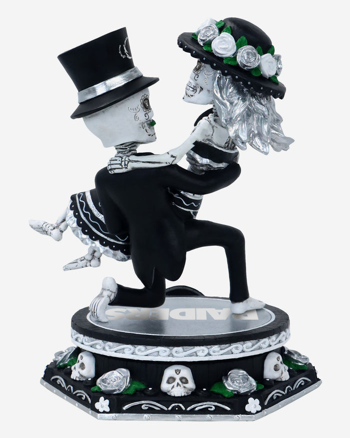 Las Vegas Raiders Calavera Couple Dual Spinner Bobblehead FOCO - FOCO.com