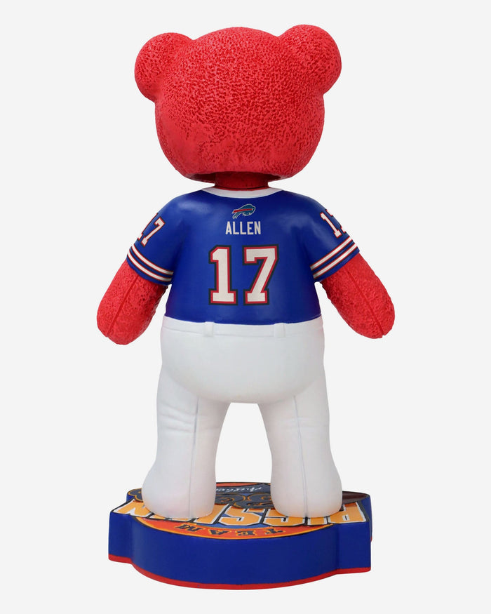 Josh Allen Buffalo Bills Team Beans Player Bear Bobblehead FOCO - FOCO.com