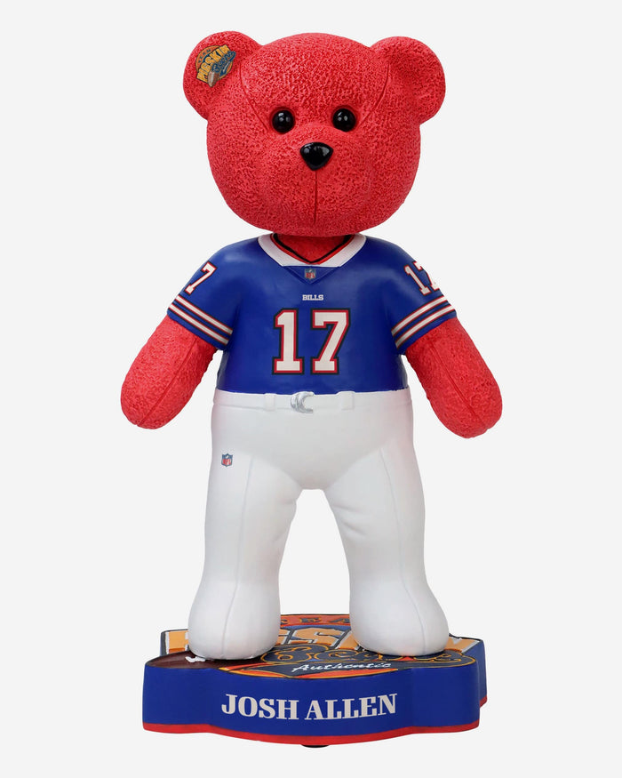 Josh Allen Buffalo Bills Team Beans Player Bear Bobblehead FOCO - FOCO.com