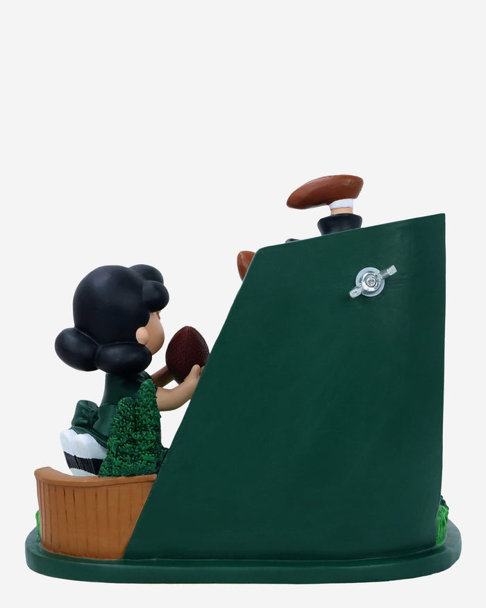 New York Jets Peanuts Football Kickoff Mini Bobblehead Scene FOCO - FOCO.com