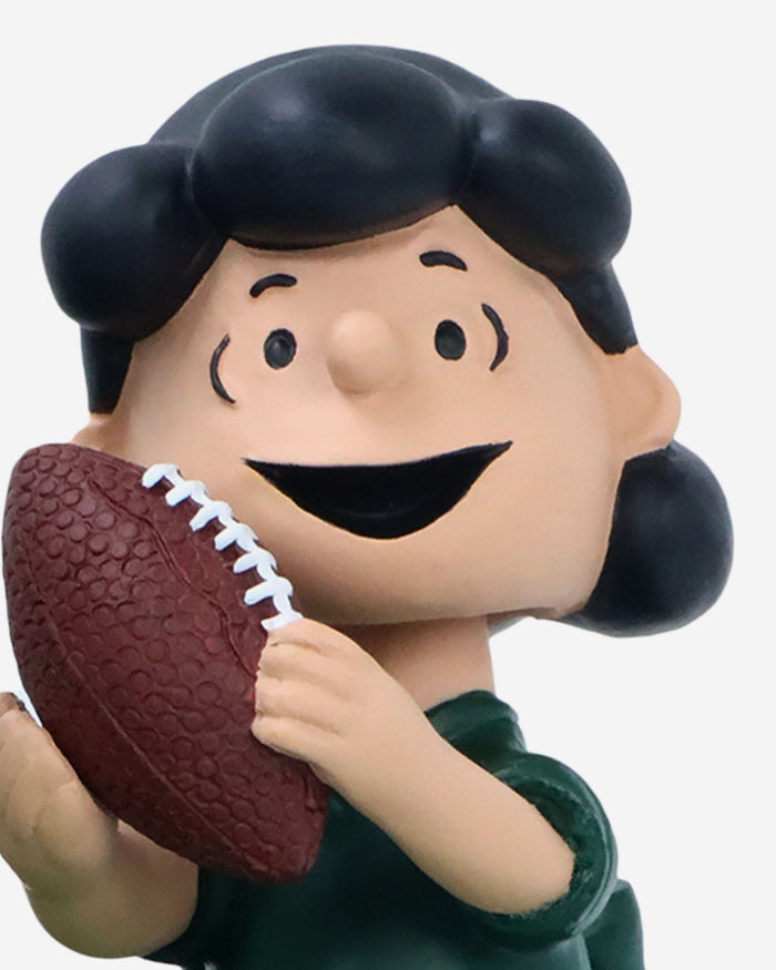 New York Jets Peanuts Football Kickoff Mini Bobblehead Scene FOCO - FOCO.com